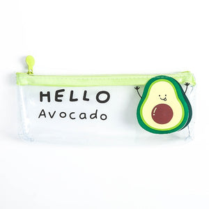 1 Pcs Pencil Case Avocado School Pencil Box Pencilcase Pencil Bag School Supplies Stationery