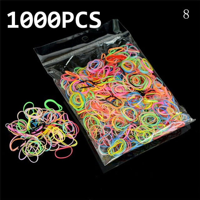 100 Pcs/lot Colorful Rubber Bands 38mm Stationery Holder Strong