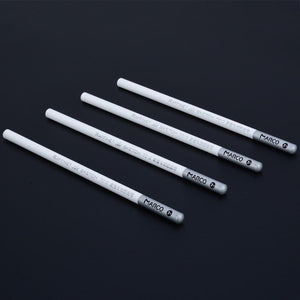 4 Pieces Sketch Pencil White Pencil White Pastel Special Charcoal Drawing Sketch Pencil Non-toxic Art Crafts Mayitr